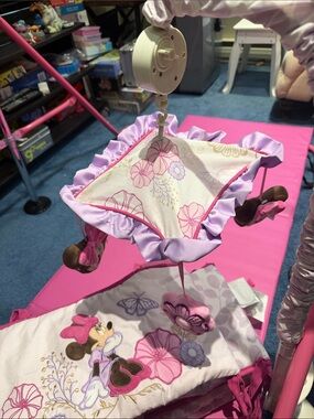 Disney Minnie Mouse Nursery Mobile in Pink & Lavender Set